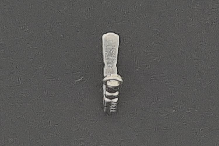 Stainless steel bolt for clasp with jump ring approx.size b 0,45mm x bolt length 4,5mm