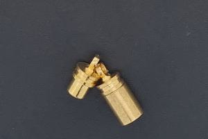 Magnetic clasp cylindrical approx. size length 17,7 mm x width 5mm,  gold-colored