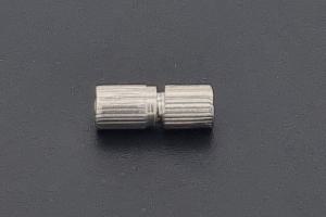 Turnbuckle clasp metal silver color approx.8,0x3mm,