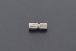 Turnbuckle clasp metal silver color approx.8,0x3mm,