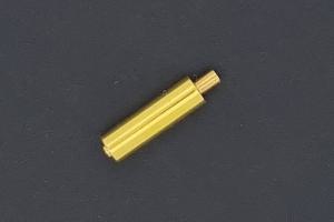 Turnbuckle clasp metal gold color 3 parts approx.13,0x4,0mm