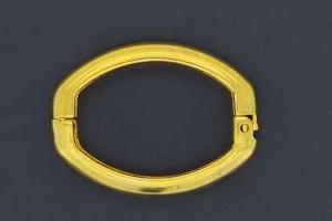 Necklace shortener, approx. 27.0 x 20.0 x 3.90 mm, gold-colored metal