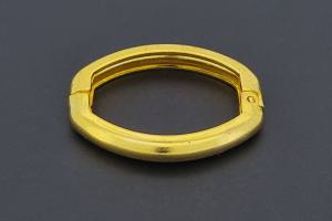 Necklace shortener, approx. 27.0 x 20.0 x 3.90 mm, gold-colored metal