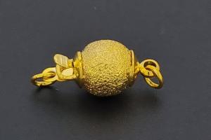 Ball clasp Ø8mm metal dia cut  gold color