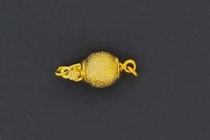 Ball clasp Ø8mm metal dia cut  gold color