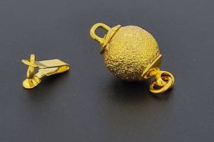 Ball clasp Ø8mm metal dia cut  gold color