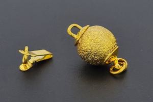 Ball clasp Ø8mm metal dia cut  gold color