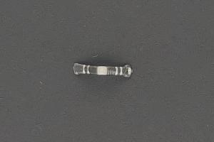 Stainless steel bolt for clasp with jump ring approx.size b 0,85mm x bolt length 6,0mm