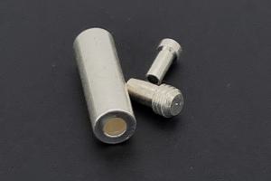 Turnbuckle clasp metal silber color 3 parts approx.13,0x4,0mm