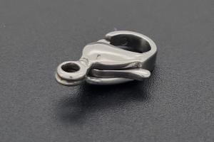 Trigger Clasp approx. size 11,8x7,0x3,8mm, 316L Stainless Steel